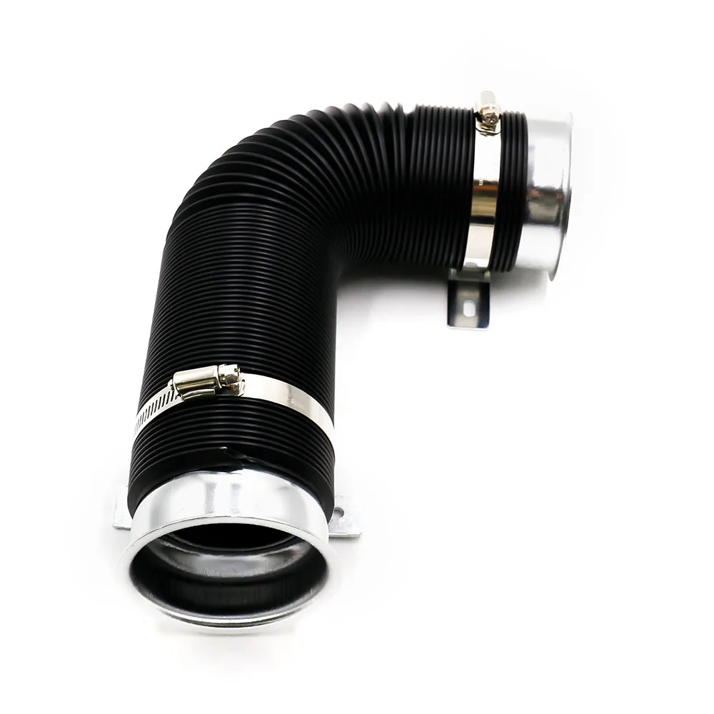 Car modification supplies telescopic tube ventilation tube intake air pipe 76MM expandable cold air intake kit BX100458