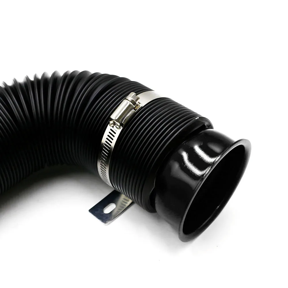 Car modification supplies telescopic tube ventilation tube intake air pipe 76MM expandable cold air intake kit BX100458