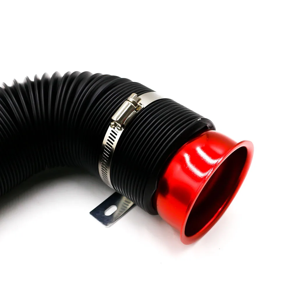 Car modification supplies telescopic tube ventilation tube intake air pipe 76MM expandable cold air intake kit BX100458
