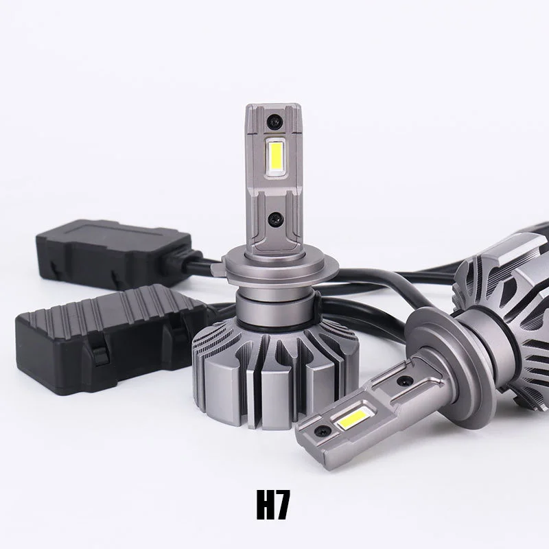 DAWNKNIGHT S5 S6 H8 H11 HB4 9006 PSX24W H16 PTF Fanless Led Car Fog Light Bulb 60W 12V 6000K Canbus Auto Led Headlight Lamp