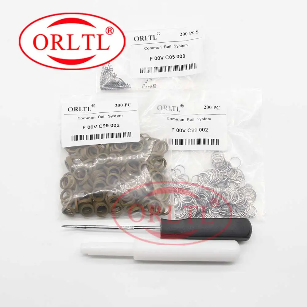 200PCS DIESEL F00VC99002 F00VC05008 F00VC05001 F00VC05009 F00RJ02177 Euro5 Repair Kit Gasket forInjector Nozzle ORLTL