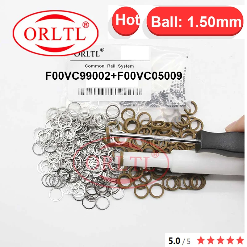 200PCS DIESEL F00VC99002 F00VC05008 F00VC05001 F00VC05009 F00RJ02177 Euro5 Repair Kit Gasket forInjector Nozzle ORLTL