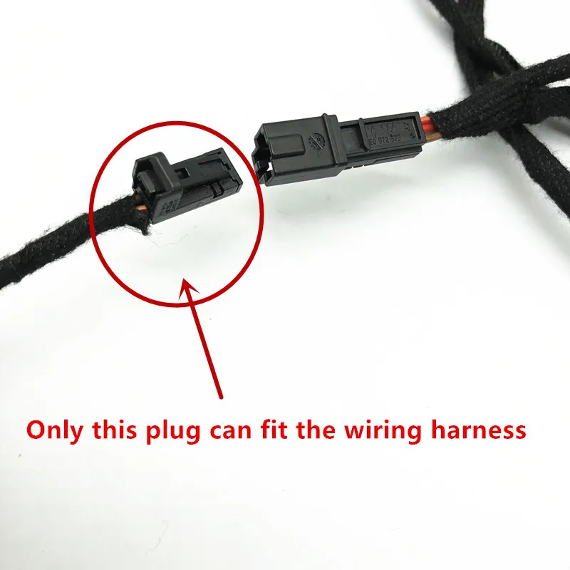 Car Door Light Red Door Warning Lights Halogen Lamp Wiring Harness for Audi A1 A2 A3 A4 B8 B9 A5 A6 C7 C8 A7 A8 Q3 Q5 Q7 TT RS