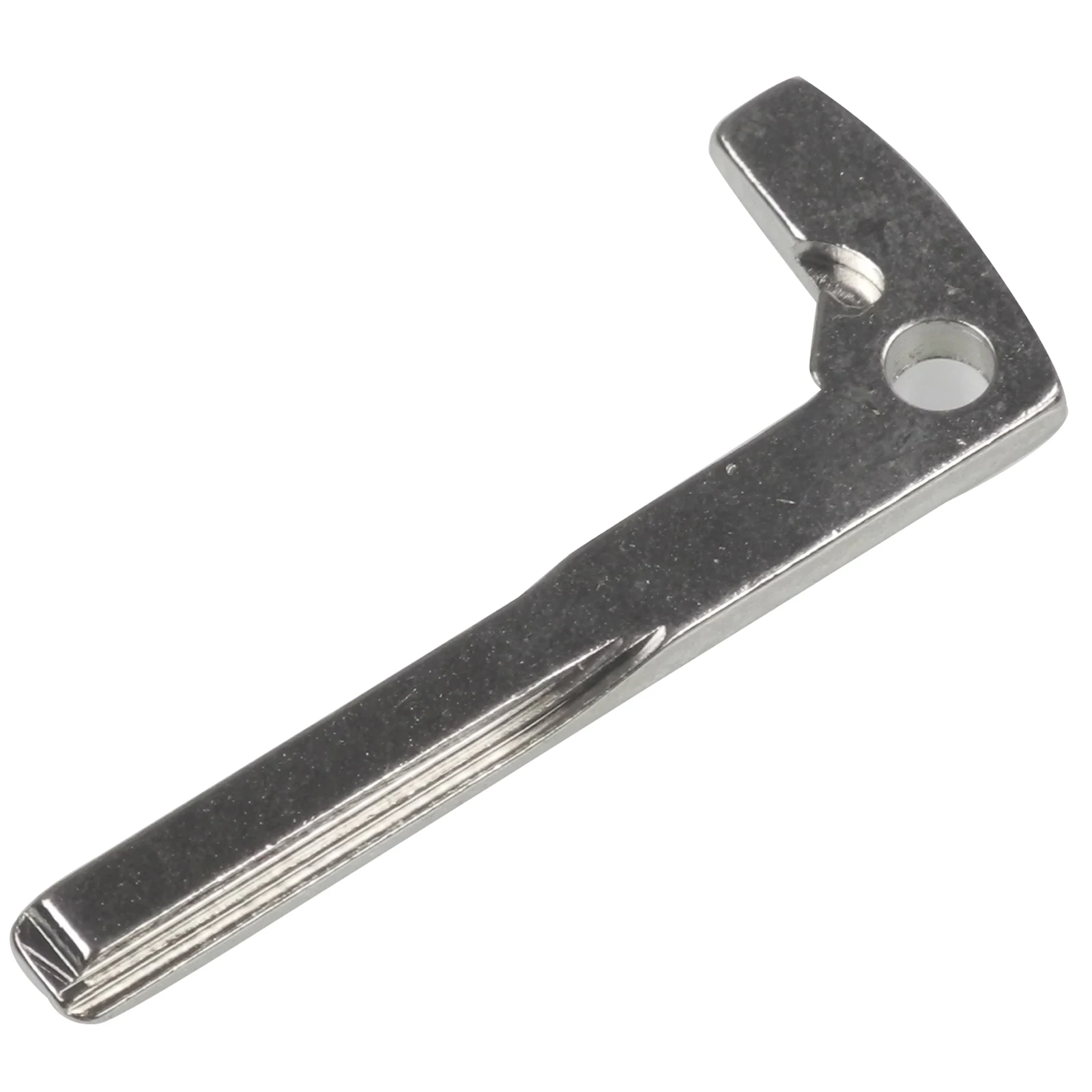 jingyuqin 15pcs/lot Uncut Key Blanks Insert for Mercedes Benz Smart Chrome Remote Car Fob Key Blade Replacement