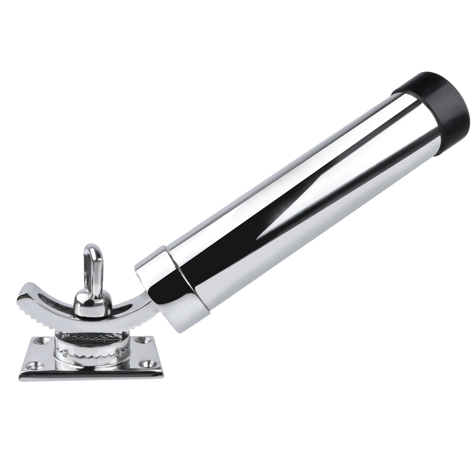 316 Stainless Steel Fishing Rod Holder, Deck Mount, Adjustable Yacht Rod Pod, Boat Accessories