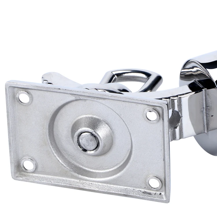 316 Stainless Steel Fishing Rod Holder, Deck Mount, Adjustable Yacht Rod Pod, Boat Accessories