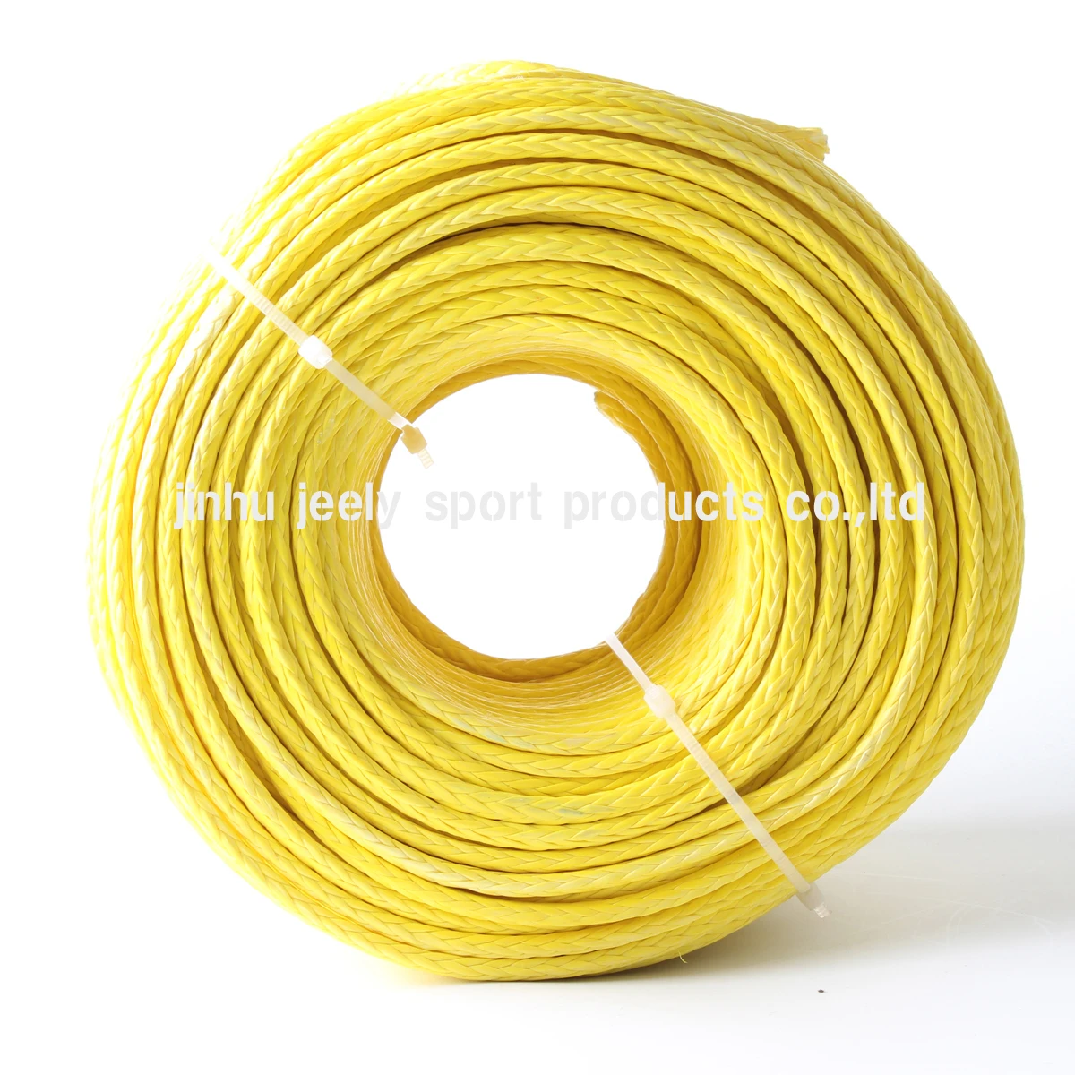 50m 4mm 12 Strands 1500kgs Uhmwpe Fiber Single Braid Winch Rope