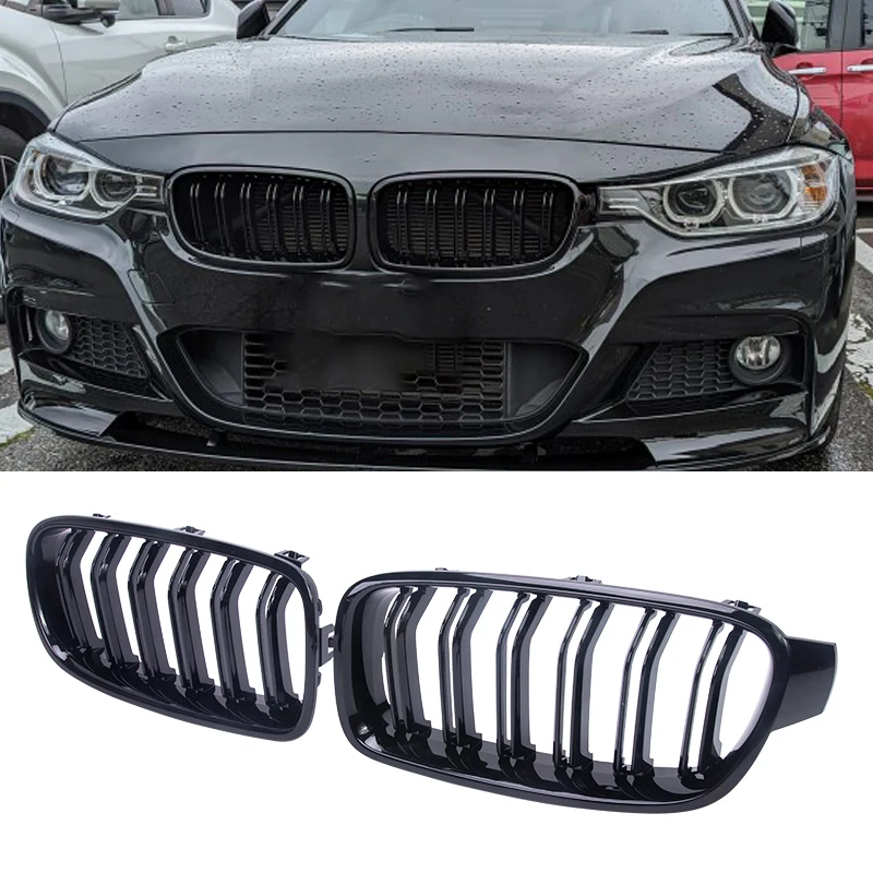 For BMW 3 Series F30 F31 F35 330d 328i 335i 320d 340i Car Front Kidney Grill Grille Racing Grills Grille Auto Grilles 2013-2019