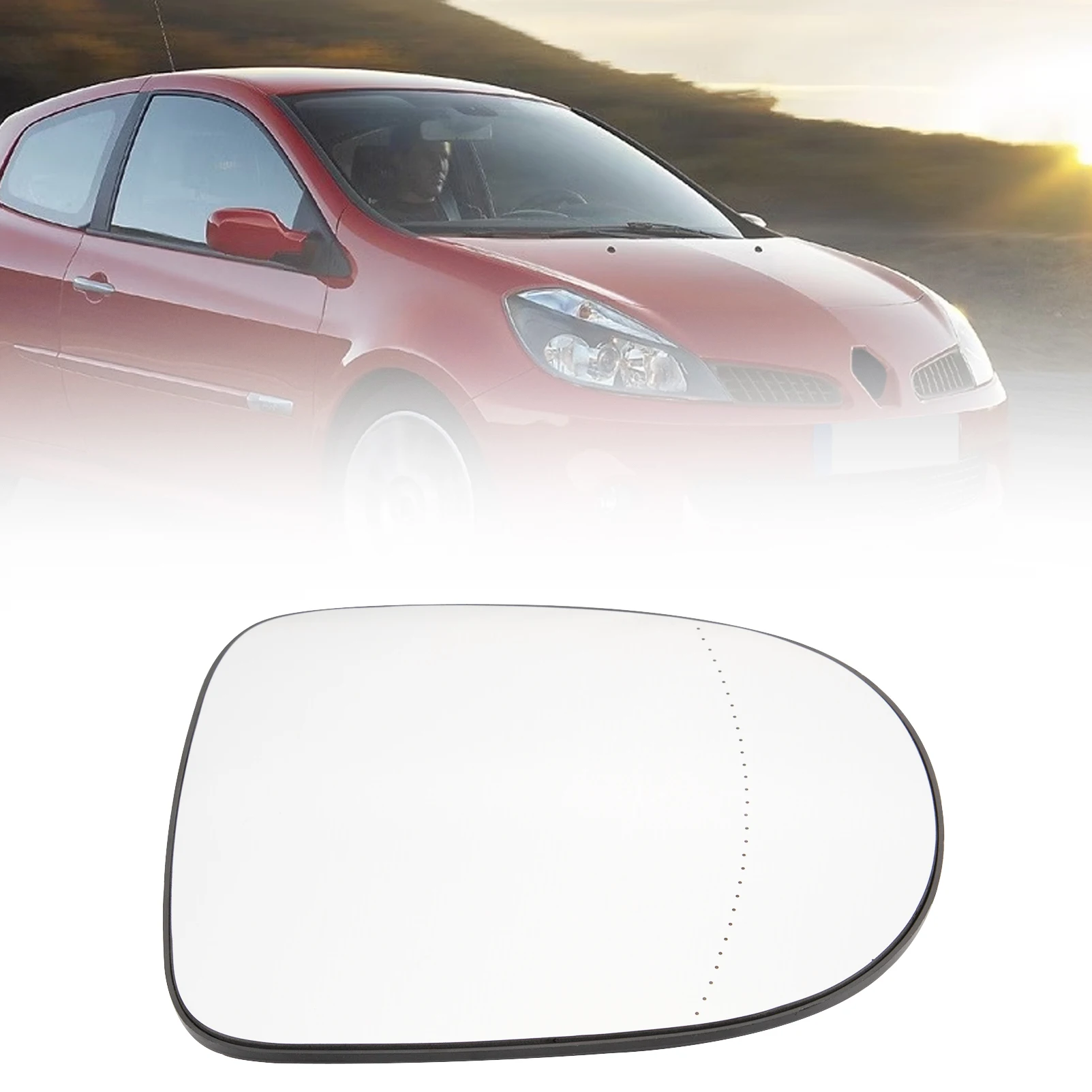 Car Right Heated Rear Mirror Glass 7701069522 6064542M 7701069553 for Renault Clio 3 2009-2012 Twingo 2010-2014