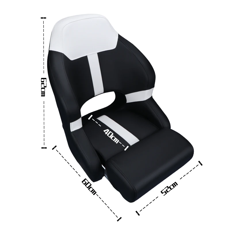 Boat Accessories Marine Folding Seat Boat Fishing Pro Casting Deck Seat Boat Bike Butt Chair