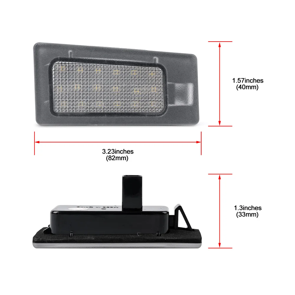 2x For Hyundai Elantra MD Accent Solaris Kia Ceed SW Cerato MK3 Forte MK2 Koup KX3 Led License Plate Lights Auto Tail Tag Lamps