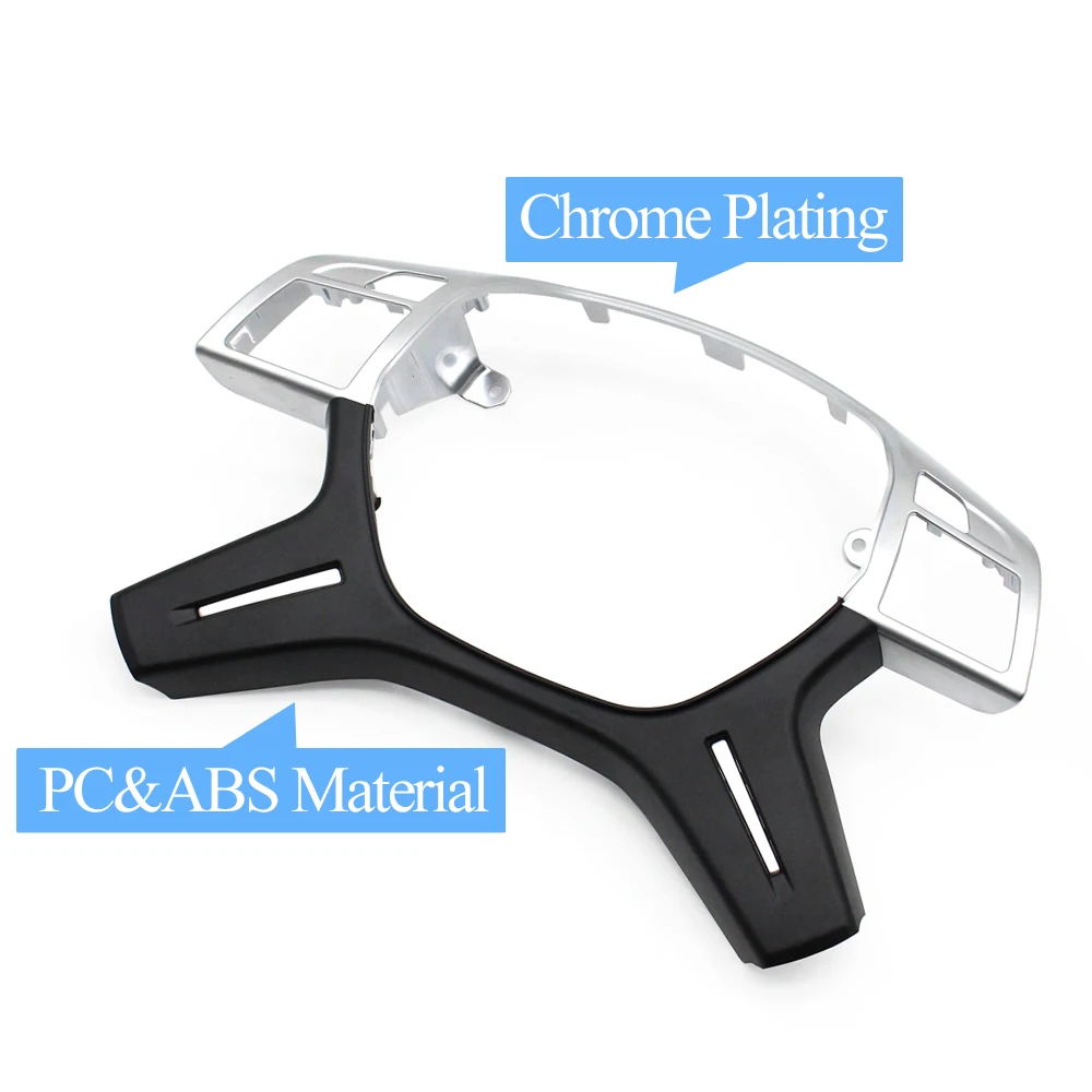 Upgraded Car Steering Wheel Cover Trim Outer Panel For Mercedes Benz C E M ML GL GLS G Class W204 W212 W166 W463 A0994640513