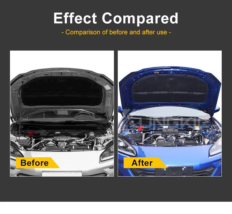 Hood Dampers For Subaru BRZ ZD8 Toyota GR86 ZN8 2021 2022 2023 2024 2025 Front Bonnet Gas Struts Lift Supports Rod Arms Shock