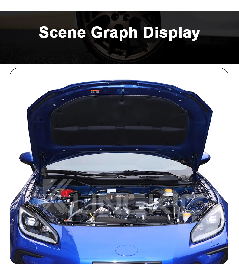 Hood Dampers For Subaru BRZ ZD8 Toyota GR86 ZN8 2021 2022 2023 2024 2025 Front Bonnet Gas Struts Lift Supports Rod Arms Shock