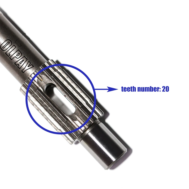 683-45611 Propeller Shaft for YAMAHA Parsun Powertec 2 Stroke 9.9HP 15HP Outboard Motor 683-45611-00 F15-06070001