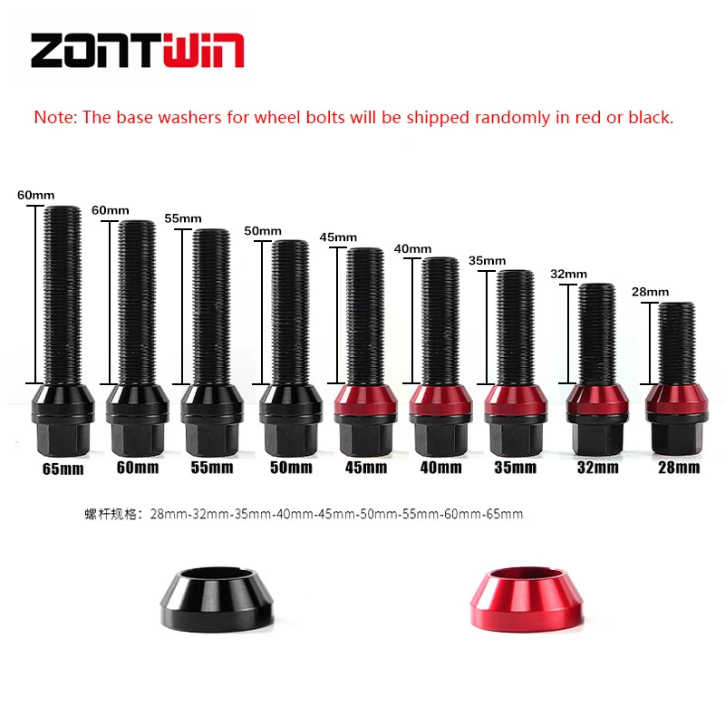 4/5Pieces Wheel B12.9 Grade Forged Bolts Nuts Screw for BMW E90/E60/E39/F10/F20/E46 Audi Benz Vw M12x1.25 12x1.5 14x1.25 14x1.5