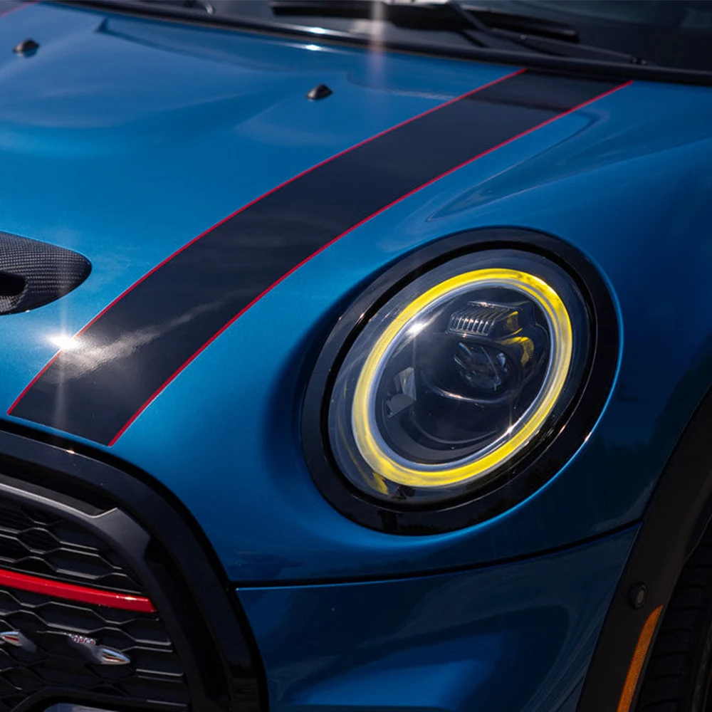 For MINI Cooper F54 F55 F56 F57 LED Headlight Daytime Running Light Refit Yellow Blue Red Angel Eyes DRL Superbright Daylight