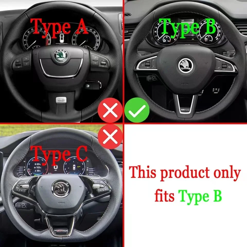 For Skoda Octavia A7 MK3 5E RS VRS Superb B8 Scala Karoq Kodiaq Car Steering Wheel Skoda Paddle Shift Extend Shifter Accessories