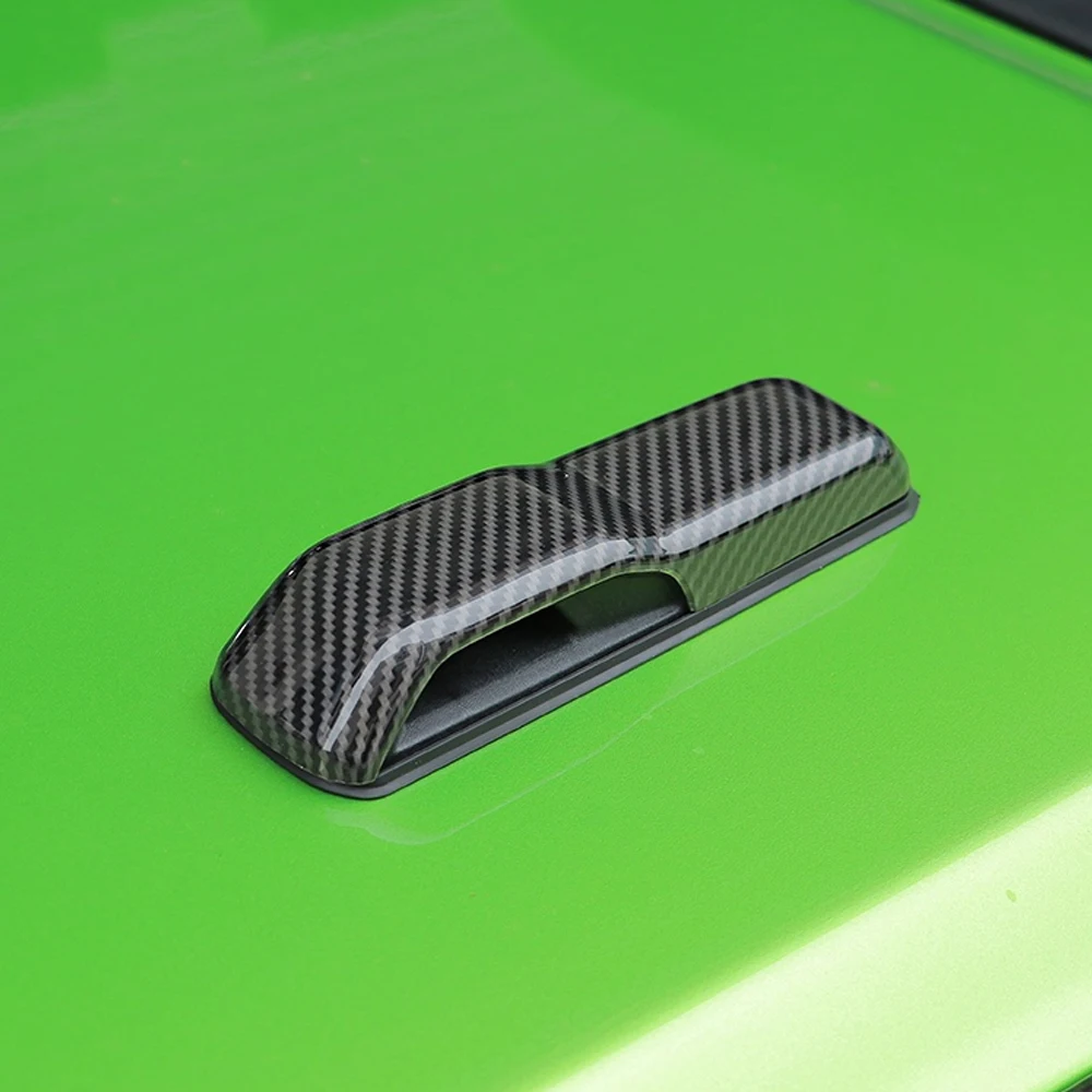 Car Front Engine Hood Hinge Decoration Cover Stickers Trim for Jeep Wrangler JL Gladiator JT 2018-2024 Auto Exterior Accessories