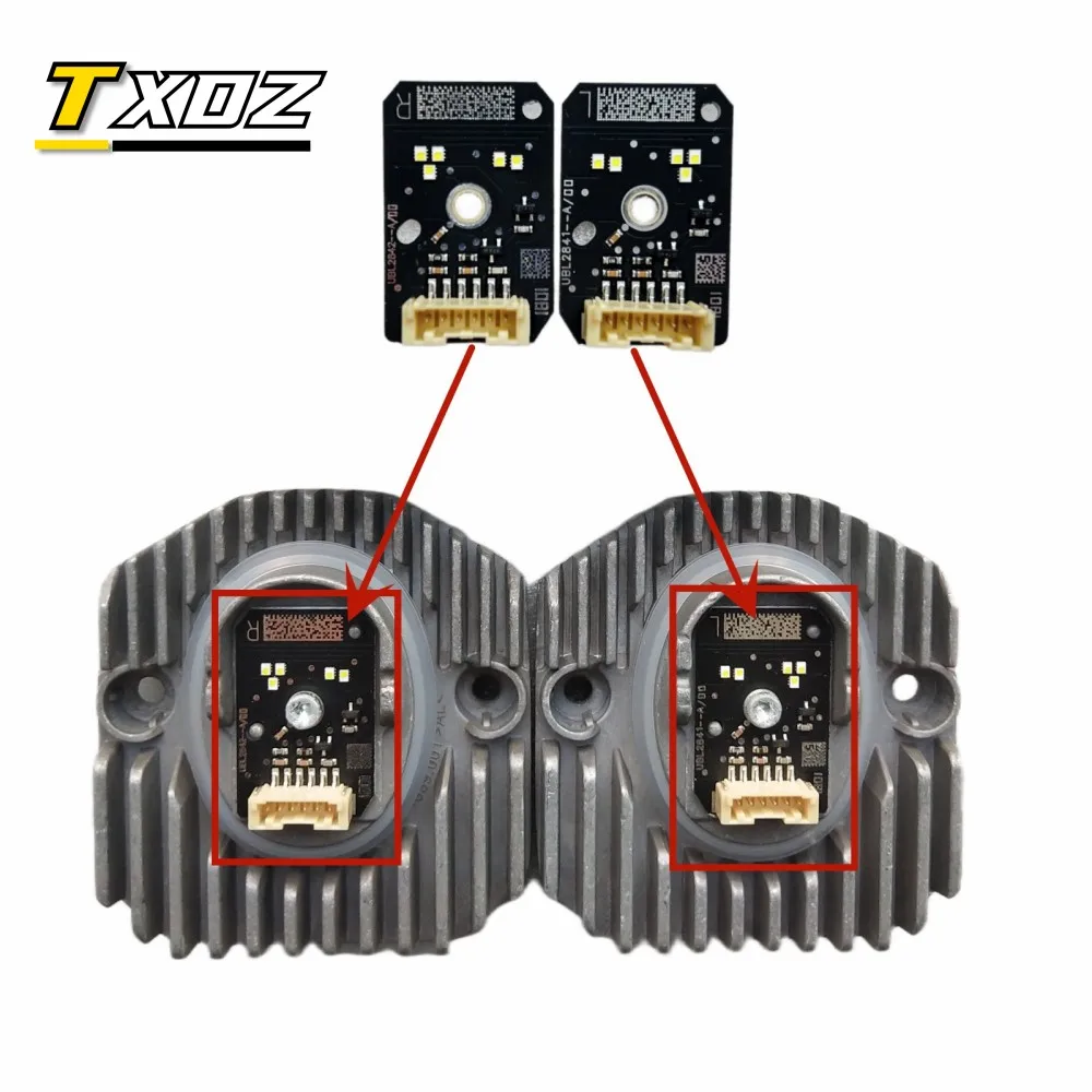 5X White LED Boards For 2017-2020 BMW 5 series G30 G31 G32 GT F90 M5 520i 530i 540i DRL Adaptive LED Headligt Daylight Module