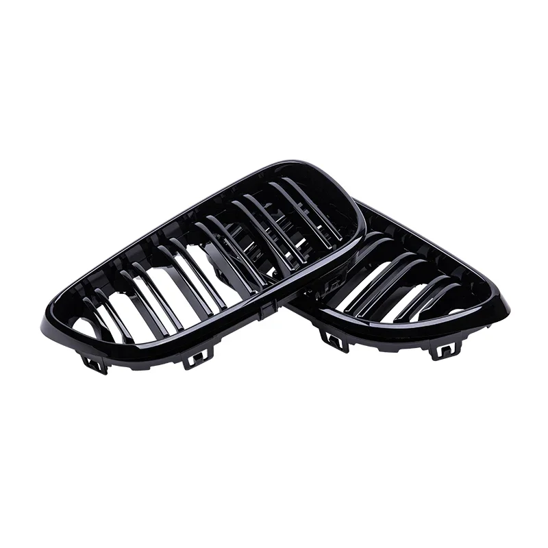 For BMW 2 Series F22 F23 F87 M2 Gloss Black Car Front Bumper Kidney Grill Grilles Car Styling Racing Grills Accessory 2014-2018