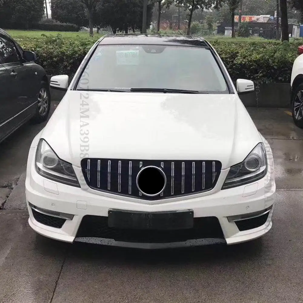 Perfect Match Front Bumper Grille Grill For Mercedes Benz C W204 C204 S204 2007-2014 C180 C200 C250 C300 AMG GT Diamond Tuning