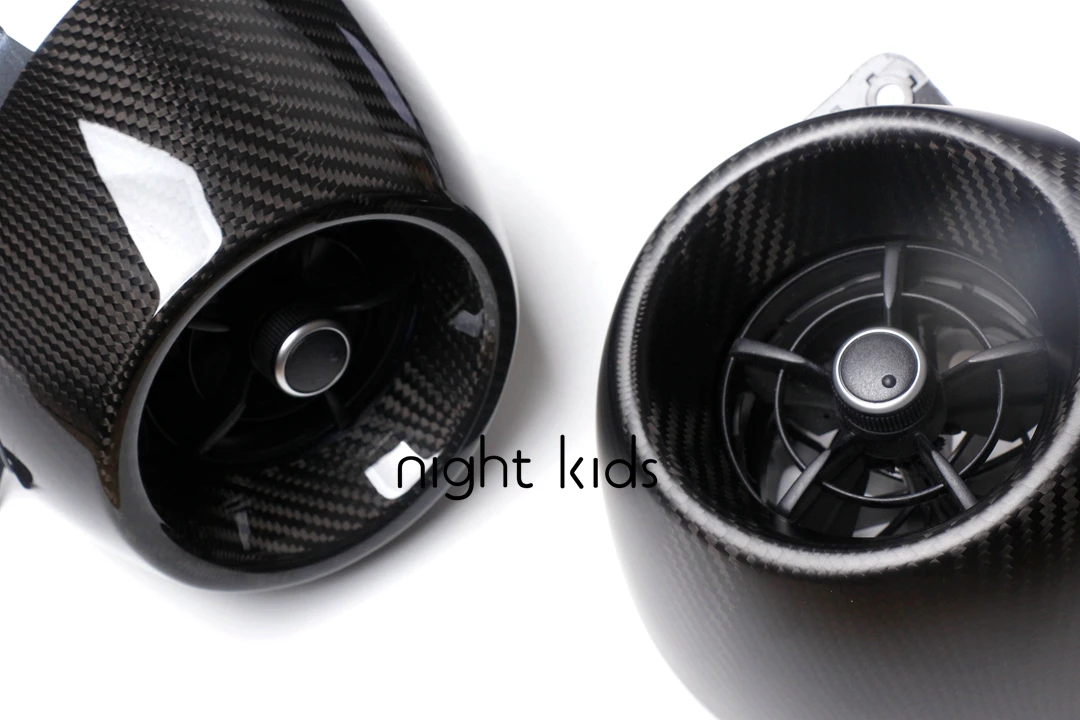 Night Kids Is Suitable for 2022 Toyota GR86 Subaru BRZ Modified Carbon Fiber Air Conditioner Air Outlet Shell, 86BRZ Accessories
