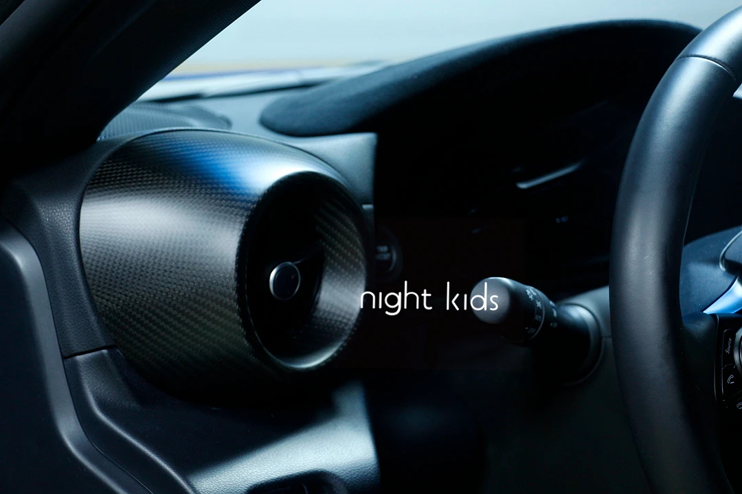 Night Kids Is Suitable for 2022 Toyota GR86 Subaru BRZ Modified Carbon Fiber Air Conditioner Air Outlet Shell, 86BRZ Accessories