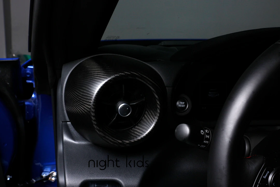 Night Kids Is Suitable for 2022 Toyota GR86 Subaru BRZ Modified Carbon Fiber Air Conditioner Air Outlet Shell, 86BRZ Accessories