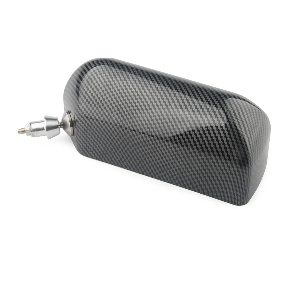 2psc New Universal Retro Car Rearview Side Mirror Craft Square F1 Style W/Blue Mirror Surface Metal Bracket Rear View Mirror