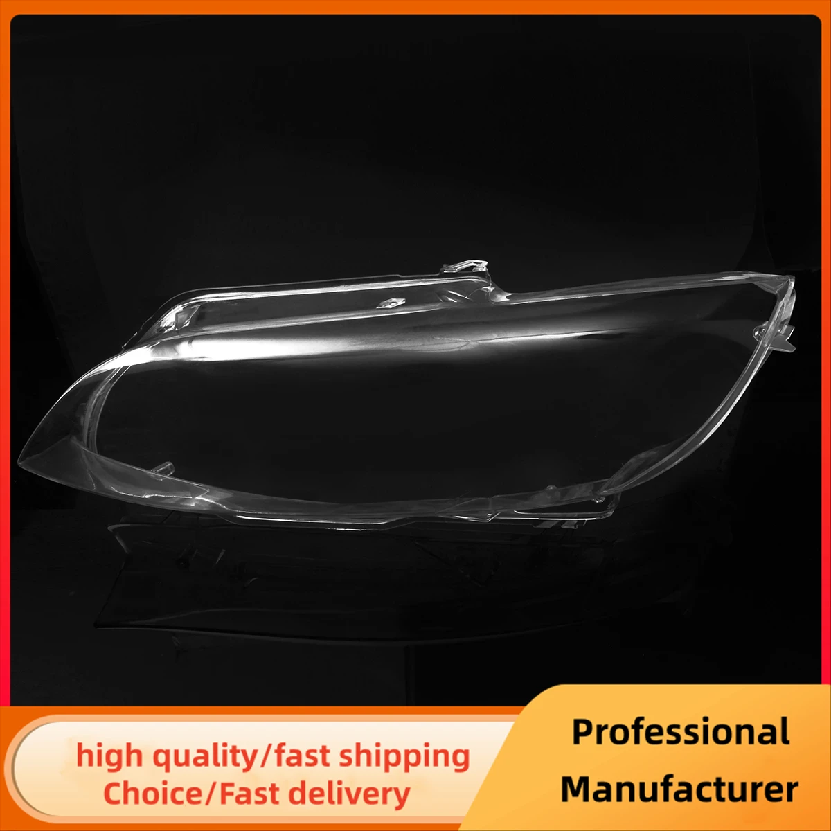 Car Front Headlight Lens Covers For BMW E92 E93 Coupe Convertible M3 2006-2010 Left/Right Clear Headlamp Cover Shell