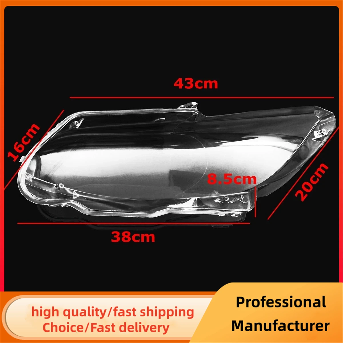 Car Front Headlight Lens Covers For BMW E92 E93 Coupe Convertible M3 2006-2010 Left/Right Clear Headlamp Cover Shell