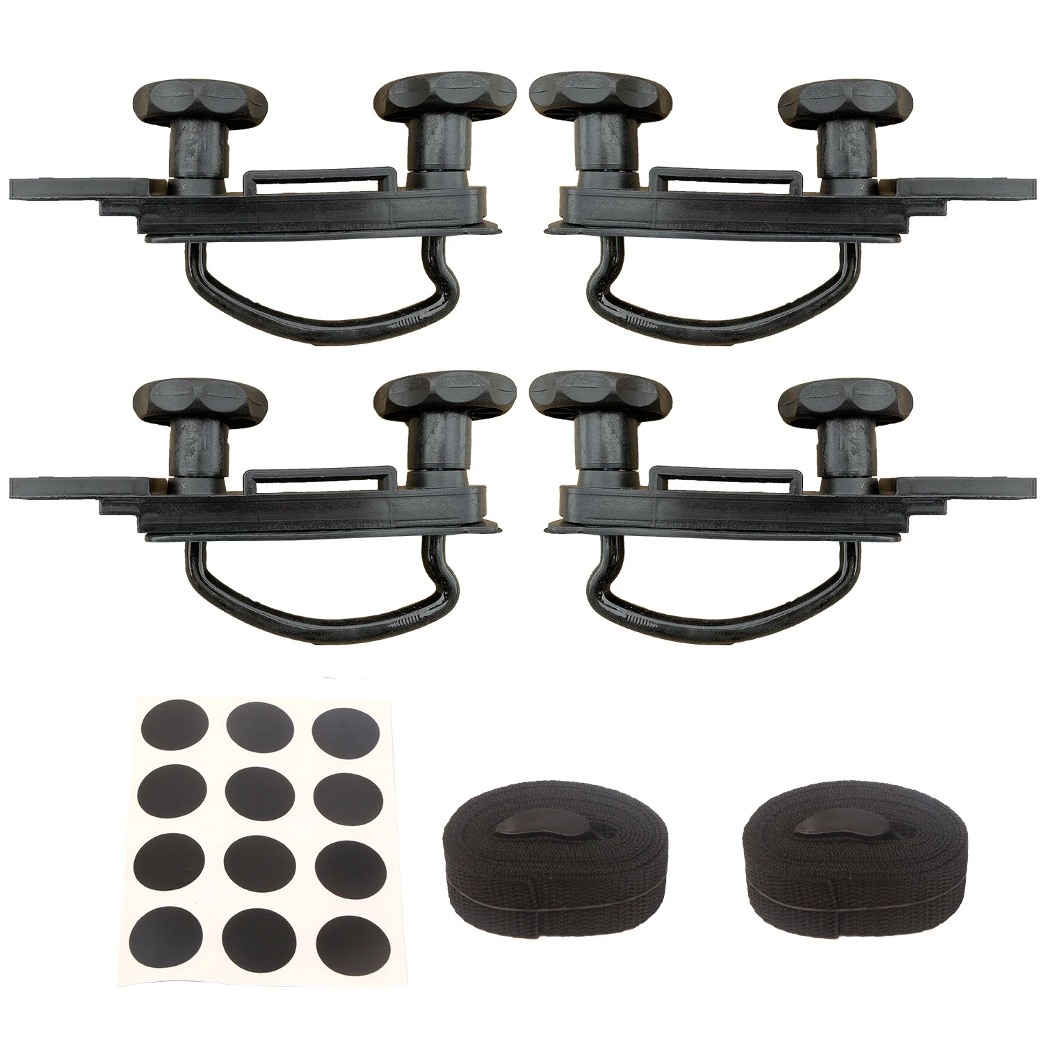 4pcs metal Car U-Bolts Clamps Universal Roof Box Car Van Mounting Fitting Kit Van U-Bolts Clamps Luggage Accessories