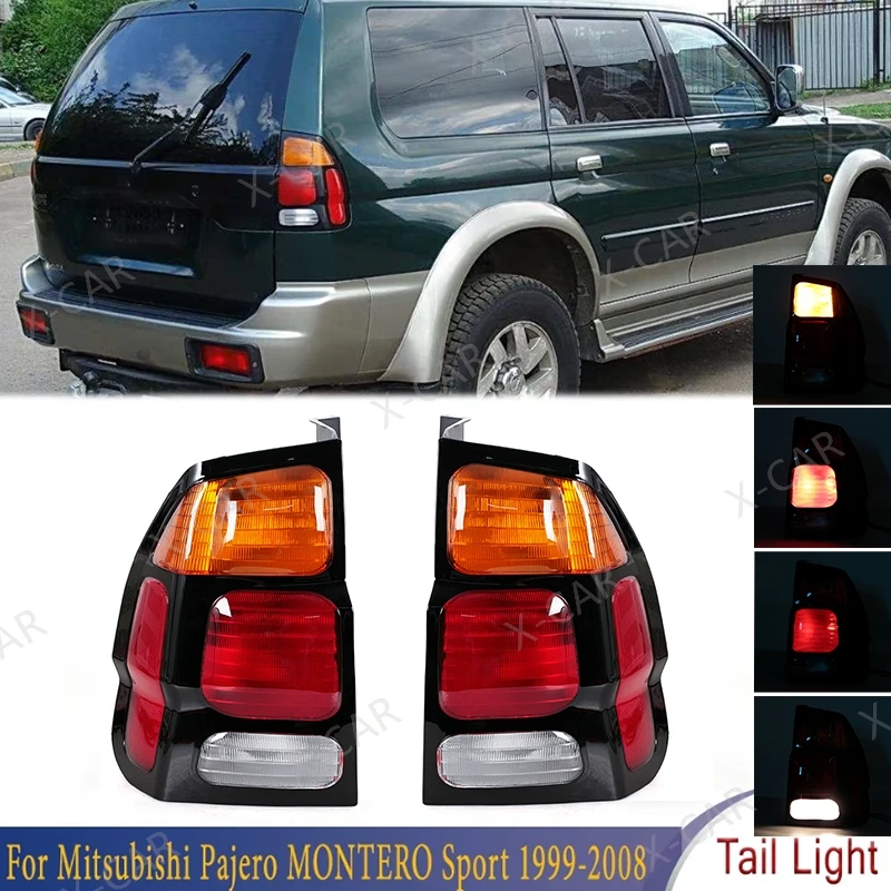 Rear Bumper Tail Lamp Brake Lights Signal Warning Lamp Taillight Assembly For Mitsubishi Pajero MONTERO Sport 1999-2008