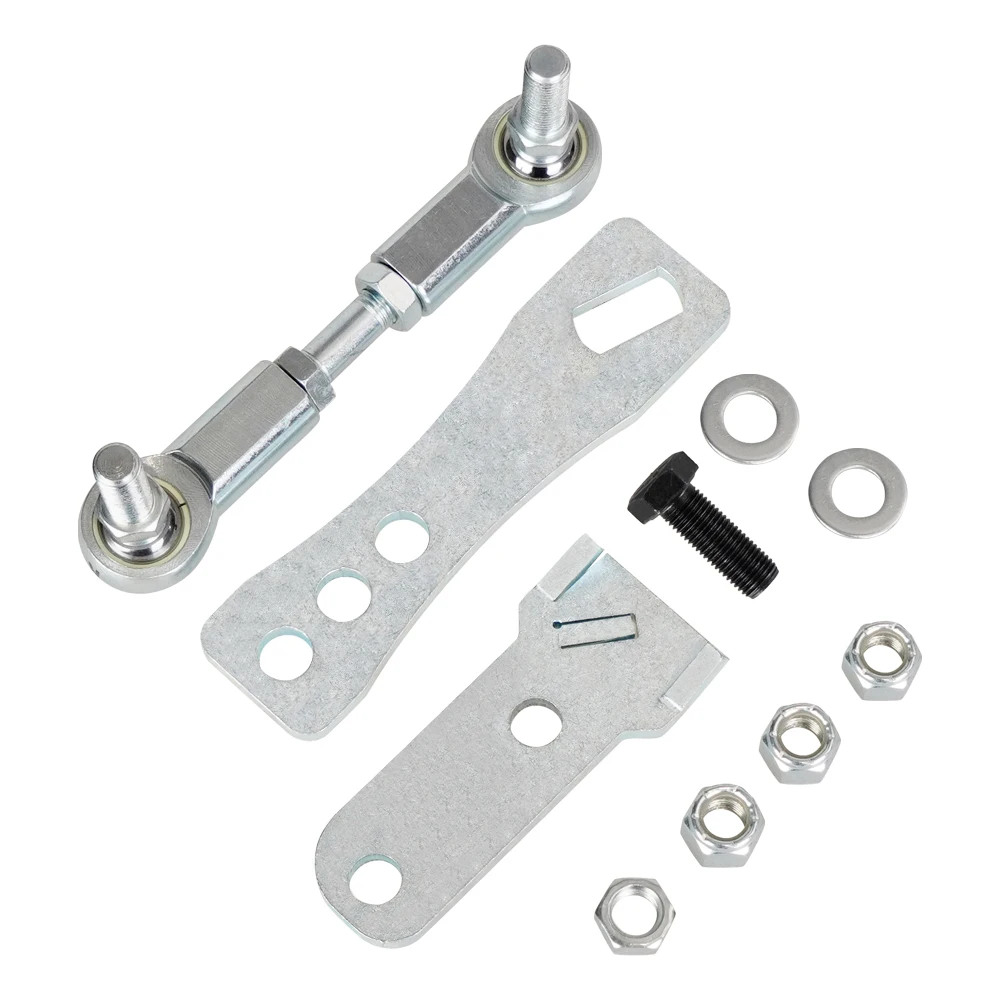 Stainless Steel Transfer Case Linkage Kit Competitive with Jeep Cherokee XJ Comanche MJ 1986-2001 Transmission Parts Silver