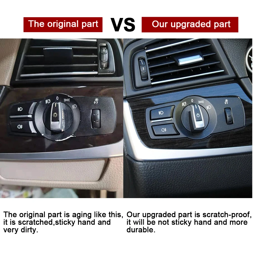 Car Headlamp Button Headlight Switch Control Assembly For BMW 5 6 7 X3 X4 F10 F11 F06 F12 F13 F01 F02 F04 F07 F25 F26