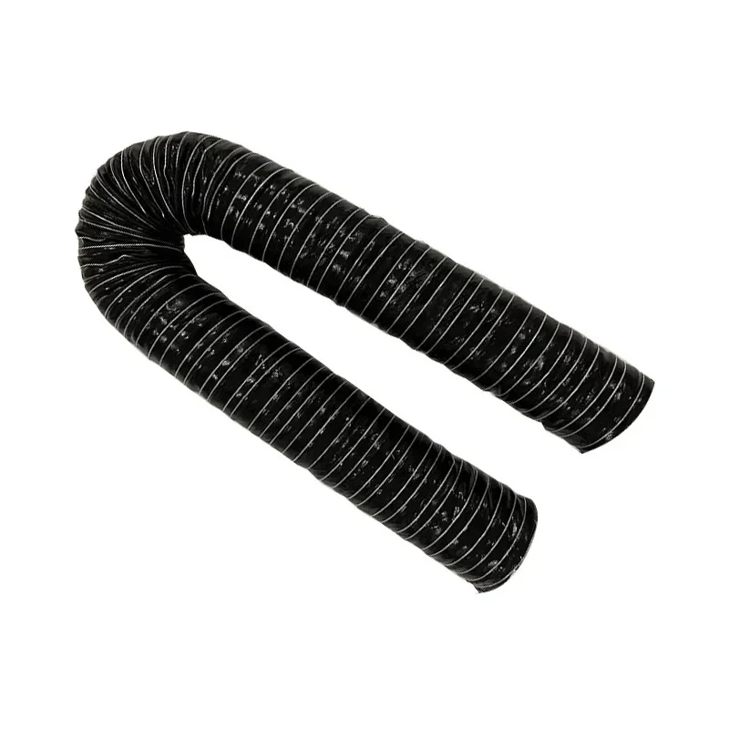 1m Universal Car Hood Air Intake Pipe Air Ducting Hose Tube Cold Heat Resistant Temperature Resistance Flexible Pipe ID:20-115mm