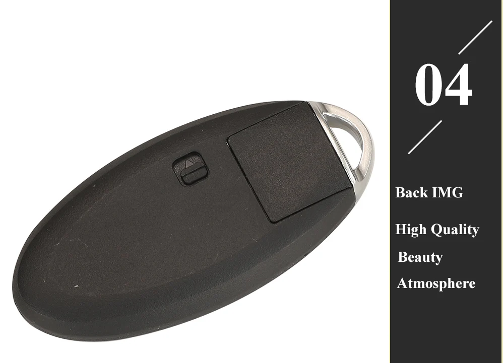 jingyuqin S180144502 Smart Car Key For Nissan Kicks S Rogue Sport 2018 2019+ Proximity Fob 433Mhz Chip 4A 285E3-5RA0A KR5TXN1
