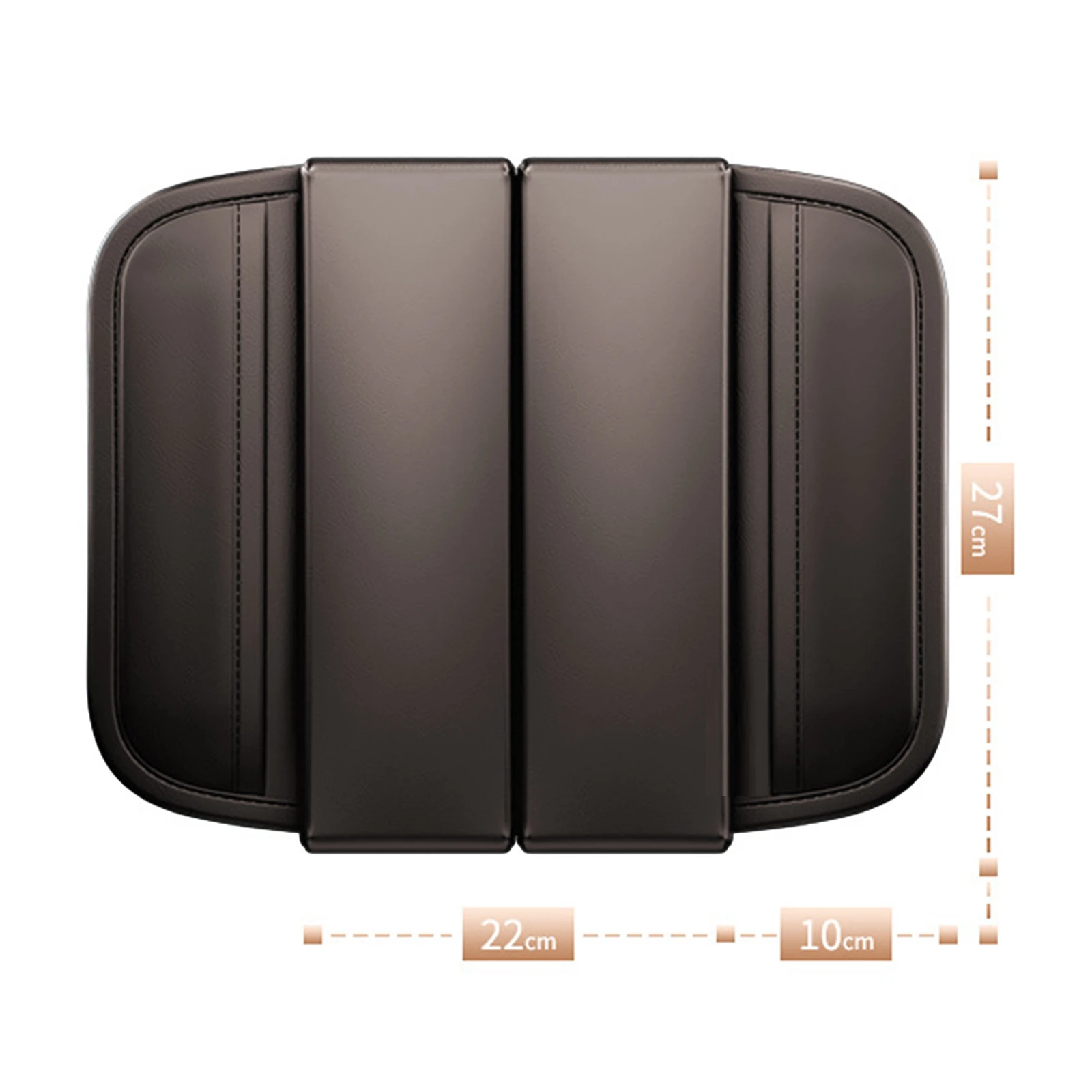 Car Armrest Cover  Auto Center Console Cover Universal Automobile Accessories Protector  Arm Rest Cushion Mat PU leather