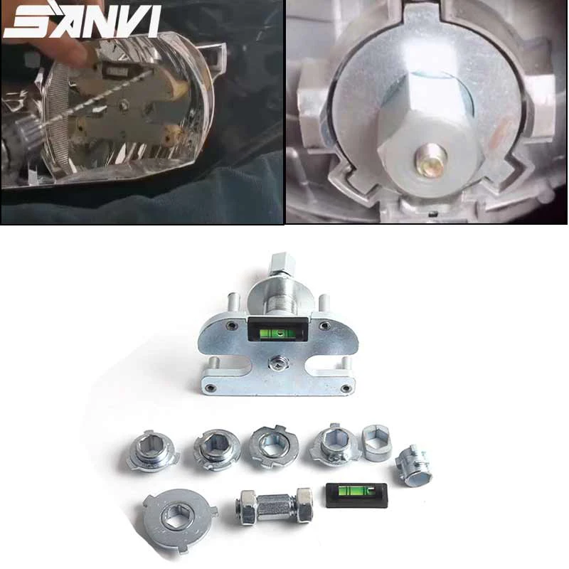 Mounting Plate Mould Headlight Retrofit Tool For Koito Q5/Hella 3R G5 Projector Lenses H1 H4 H7 H11 D2 9005 9006 Car Tuning DI