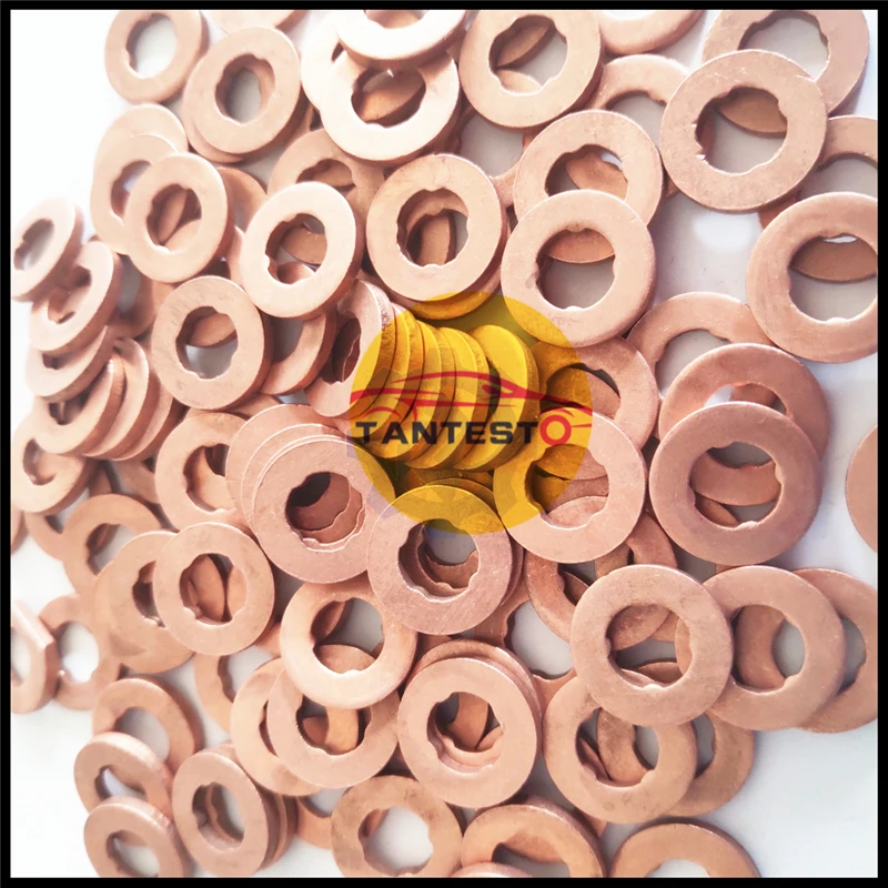 7x15mm/9x18mm Diesel Common Rail Injector Nozzle Copper Washer Seal O Ring Pad Gasket Pump Repair Tool