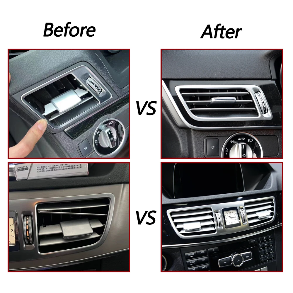 Front Dashboard Left Right Air Vent Grille For Mercedes Benz E Class W212 E260 E350 E300 E63 Sedan 2013-2015 2128303354
