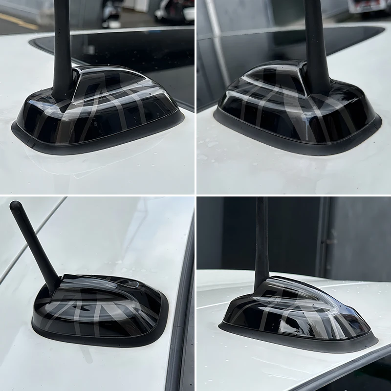 For MINI Cooper S JCW F55 F56 F66 F65 Car Exterior Trim Antenna Decoration Cover Sticker Car-Styling Accessories
