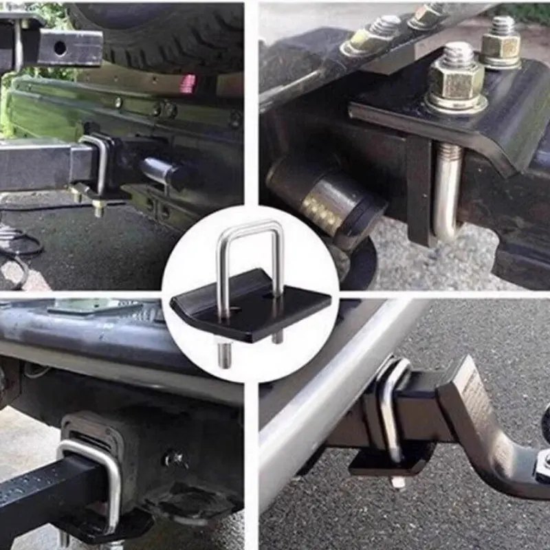 Heavy Duty Hitch Tightener For 1.25 and 2 Inch Tow Trailer Hitches U Bolt Ball Mount Stabilizer
