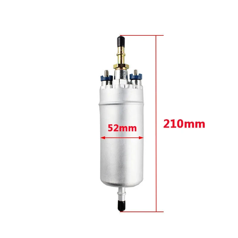 0580464075 Inline Fuel Pump 12V Universal Electric Fuel Pump 150L/H High Pressure External Inline Fuel Pump for Gasoline Diesel