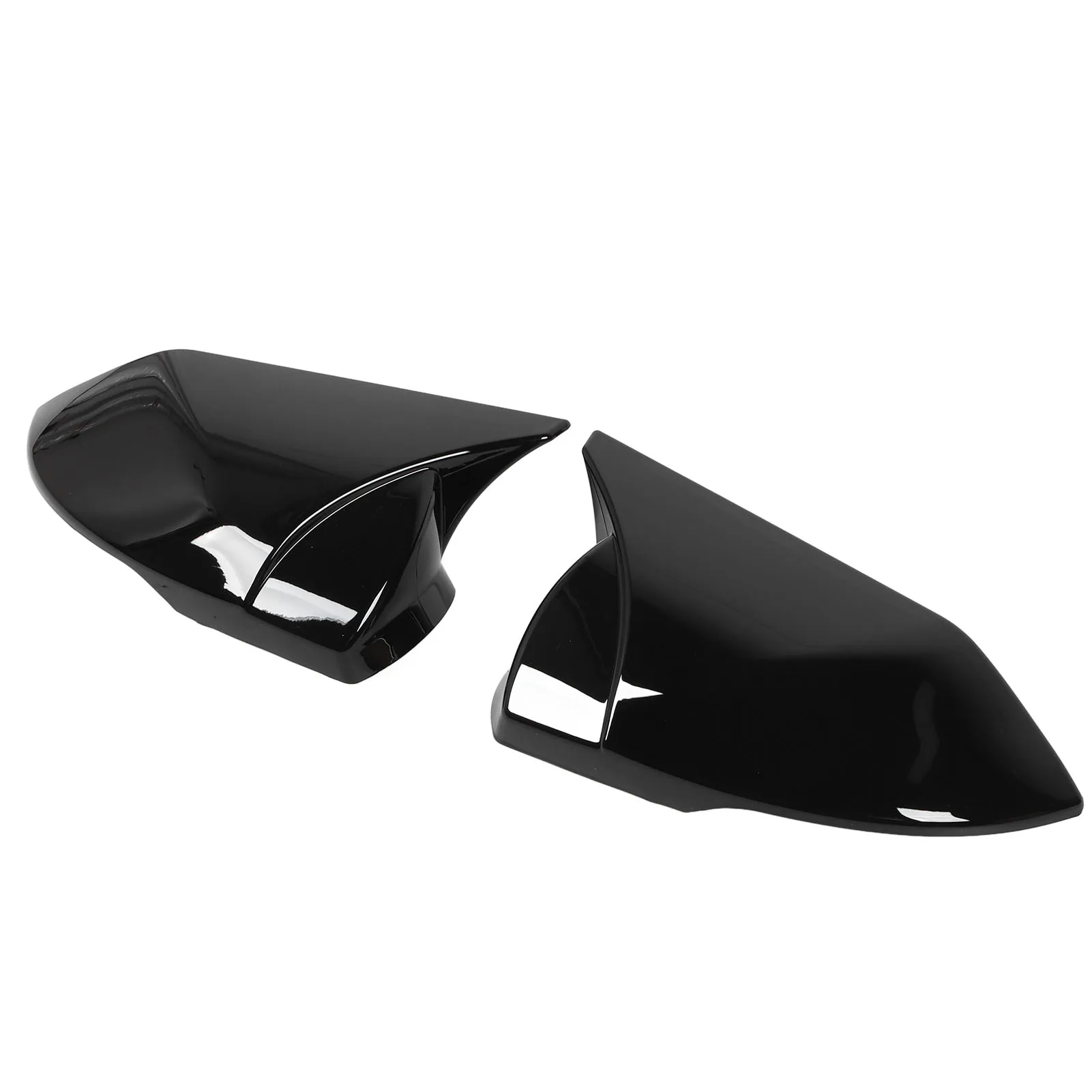 Car Side Mirror Cover 1 Pair Rearview Mirror Gloss Black Side Mirror Cover Housing Replacement for Elantra CN7 2021 to 2023