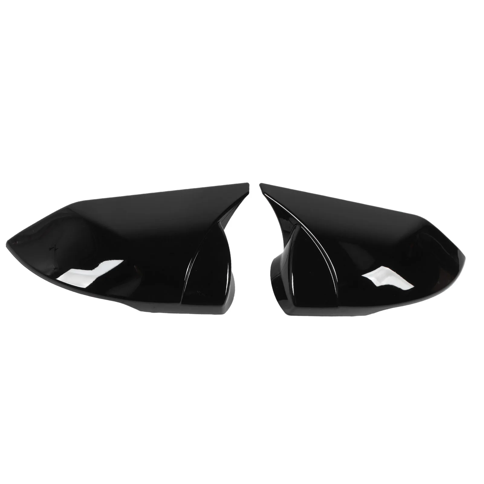 Car Side Mirror Cover 1 Pair Rearview Mirror Gloss Black Side Mirror Cover Housing Replacement for Elantra CN7 2021 to 2023