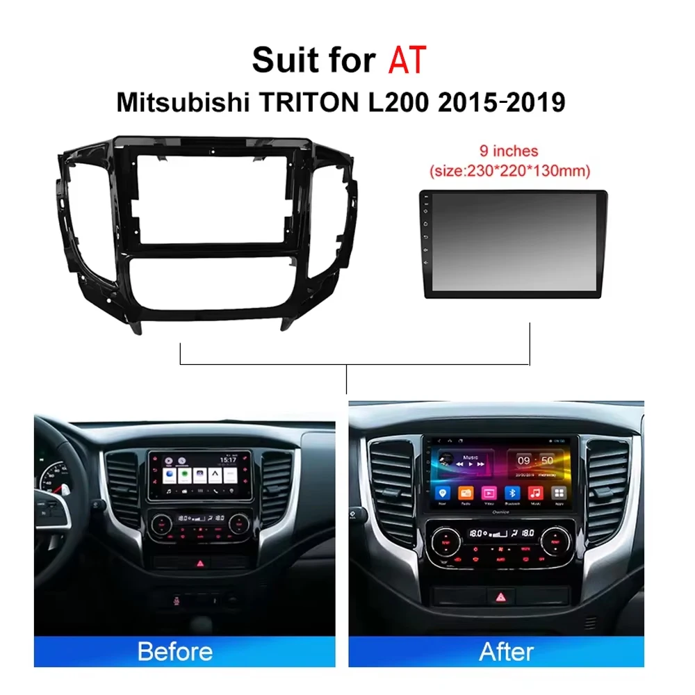 Android Autoradio For Mitsubishi Pajero Sport 3 L200 5 Triton 3 2015- 2019 Car Radio Carplay GPS Navigation Stereo Player WIFI