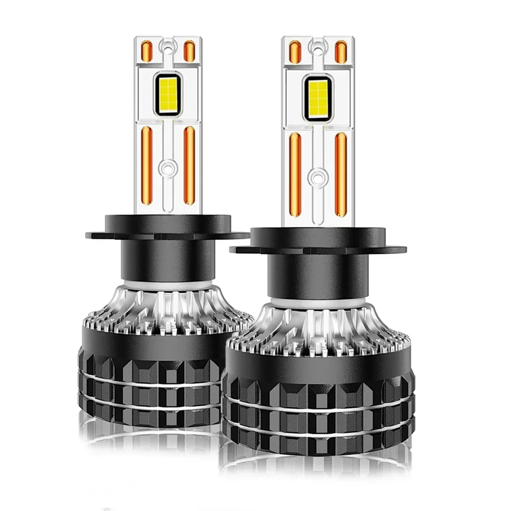 YHKOMS H7 LED 60000LM Headlights H1 H4 H11 H8 H9 9005 9006 HB3 HB4 High Power 180W Super Bright Headlamp Beam 12V Replacement