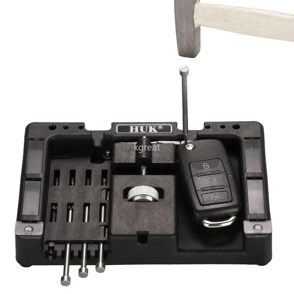 Original HUK Key Fixing Tool Flip Key Vice of Flip-key Pin Remover for Locksmith Tool with Four Pins